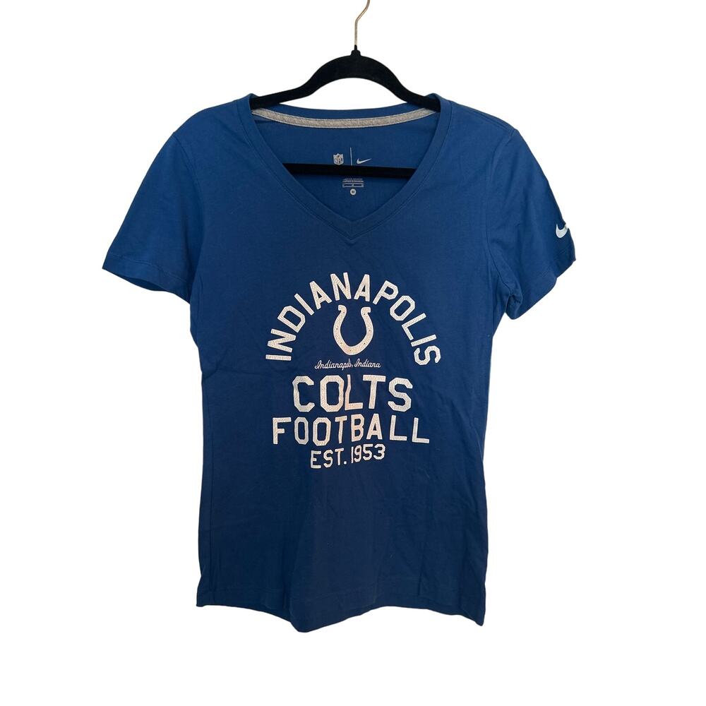NWT Indianapolis Colts women’s t-shirt, v neck fitted, Size M